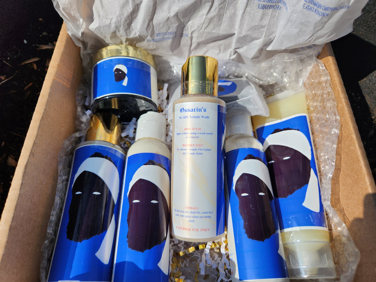 KING CUSTOM HAIR/BODY SYSTEM & 2oz SOAP SAMPLE