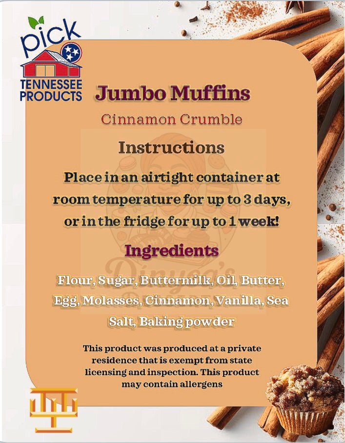 Cinnamon Crumble Muffin