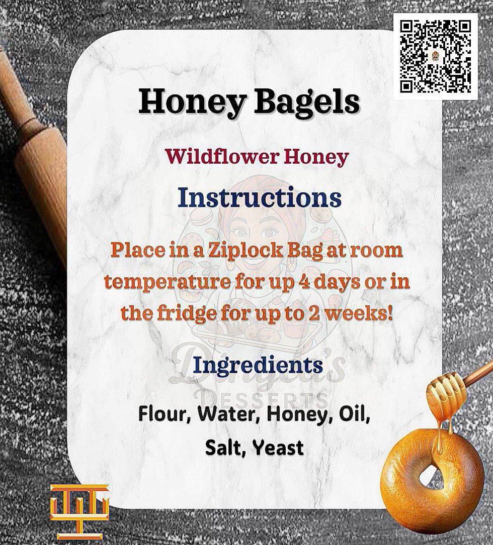 🐝🥯Honey Bagels🥯🐝